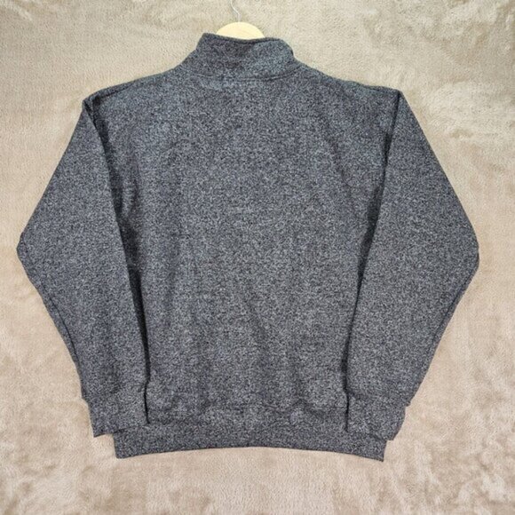 Queen's University Sweatshirt Gray 1/4 Zip Made in Canada Long Sleeve Mens Sz M - Picture 3 of 10